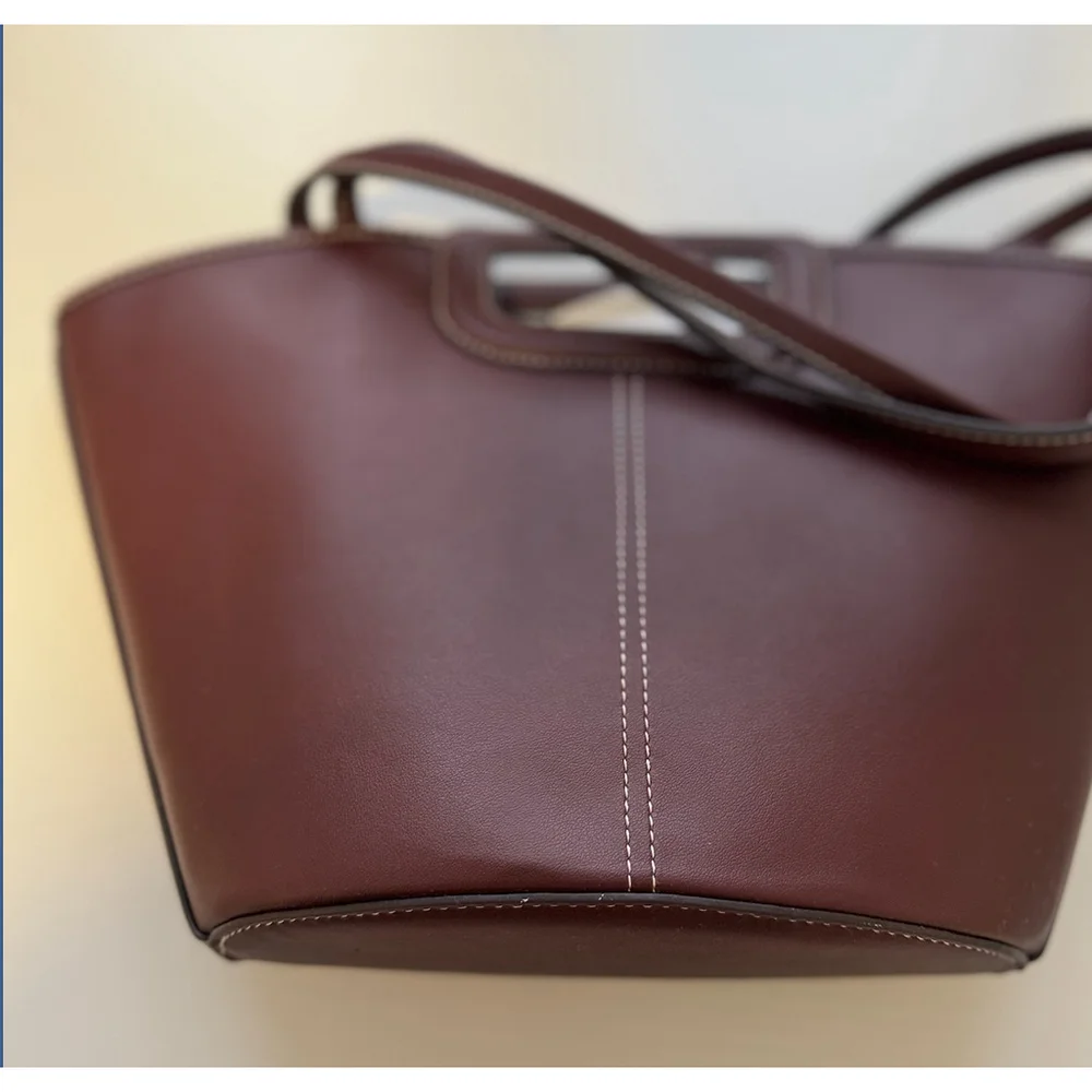 Zara Topstitched Shopper Bag - Picture 6 of 7